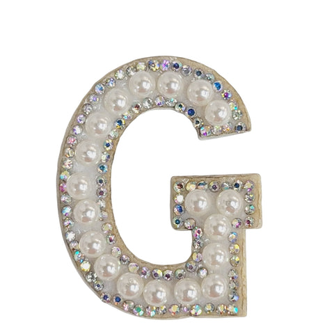 Pearl ion-on letters - G