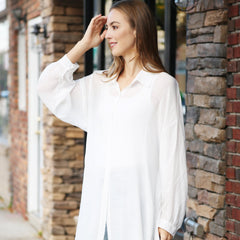 Oversized Long Sleeve Shirt