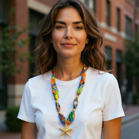 Pendant Scarf Necklaces