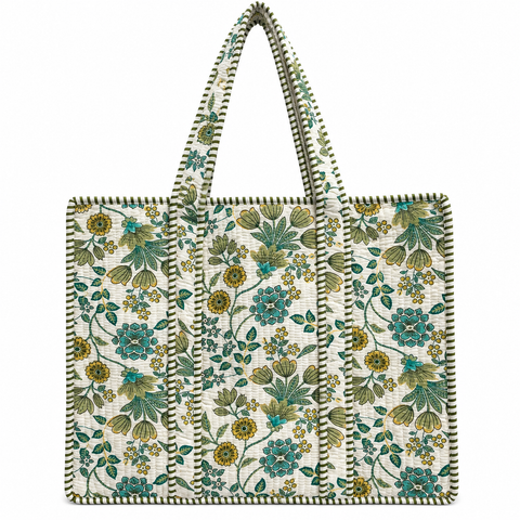 Meadow Bloom Quilted Bag Print