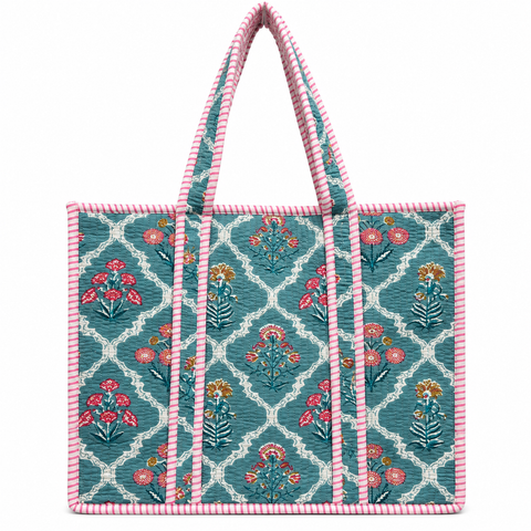 Enchanted Garden Quilted Bag Print