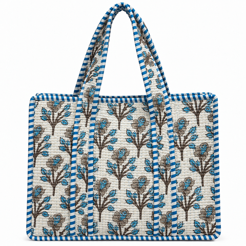 Bluebell Grove Quilted Bag Print