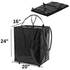 Large Reusable Rolling Tote Bag