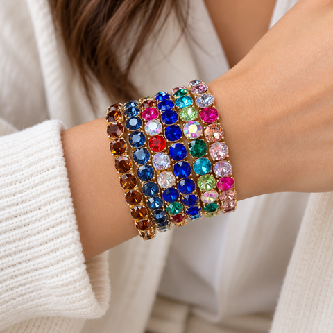 Luxe Crystal Stretch Bracelet