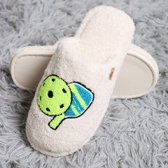 Pickleball Print Slippers