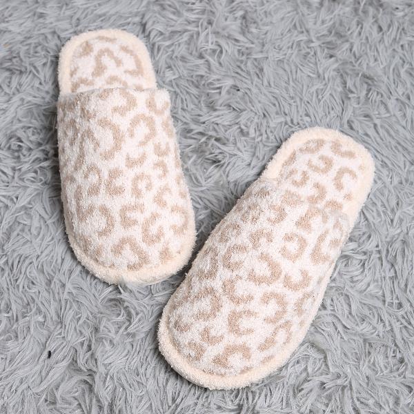 Leopard Print Slippers