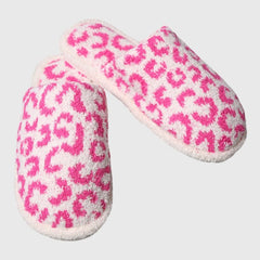 Leopard Print Slippers S/M