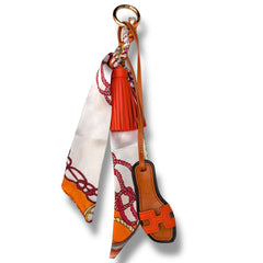 Slide Scarf Bag Charm