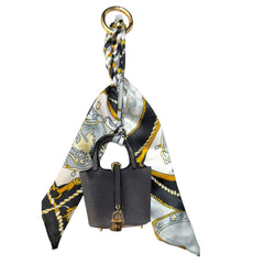 Mini Scarf Bucket Bag Charm