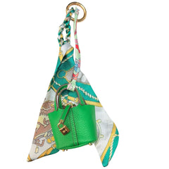 Mini Scarf Bucket Bag Charm
