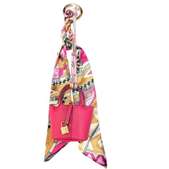Mini Scarf Bucket Bag Charm