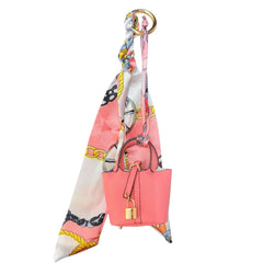 Mini Scarf Bucket Bag Charm