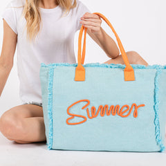 Summer Rope Tote Bag