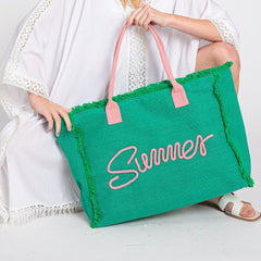 Summer Rope Tote Bag
