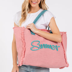 Summer Rope Tote Bag