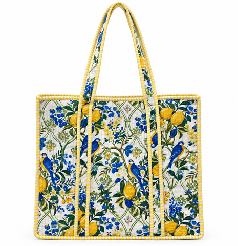 Amalfi Garden Quilted Bag Print