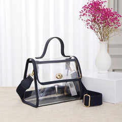 Clear Top-Handle Crossbody