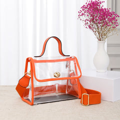 Clear Top-Handle Crossbody