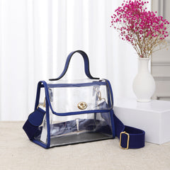 Clear Top-Handle Crossbody