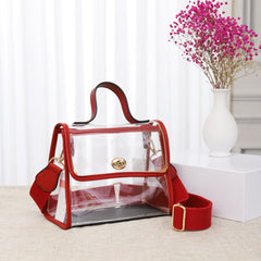 Clear Top-Handle Crossbody