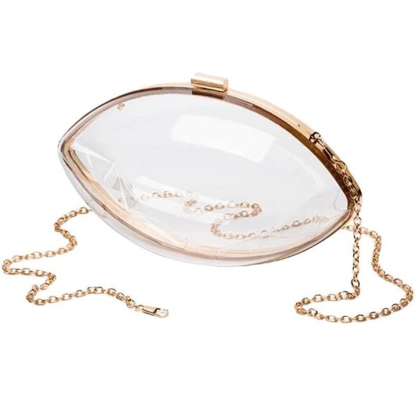 Gameday Football Style Clear Crossbody Bag