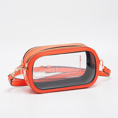 Game Day Stadium Clear Oval Crossbody Bags