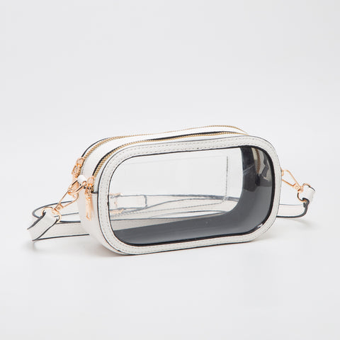 Game Day Stadium Clear Oval Crossbody Bags