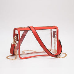 Game Day Stadium Clear Rectangle Crossbody Bags