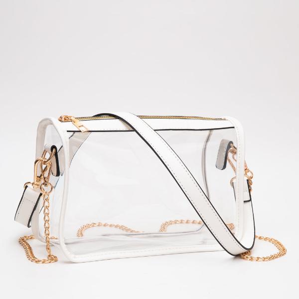 Game Day Stadium Clear Rectangle Crossbody Bags