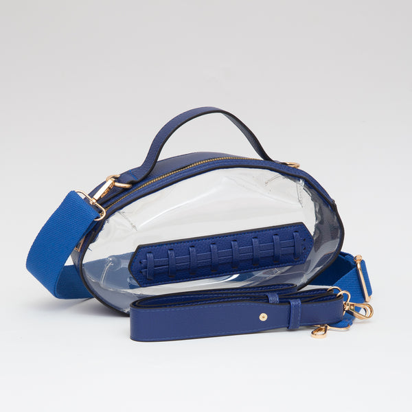 Game Day Football Style Clear Bag