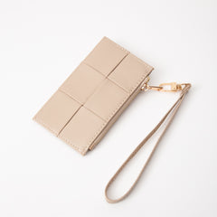 Quilted Leather Card Holder
