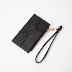 Quilted Leather Card Holder