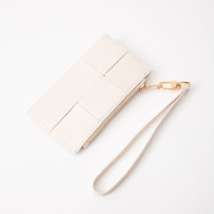 Quilted Leather Card Holder