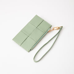 Quilted Leather Card Holder