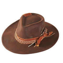 Rust Orange Distressed Hat