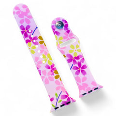 Floral Print Watch Band