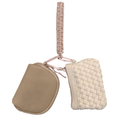 Dual Color Woven Wristlets