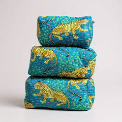 Teal Tiger 3Pcs Toiletry Bag