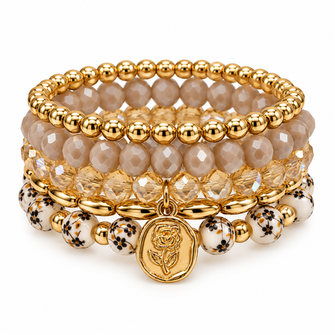 Luxe Layer Stack Bracelet Set