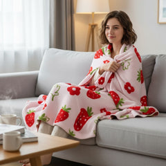 Strawberry Throw Blanket