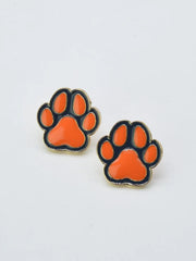 Pawprint Game Day Earring