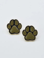 Pawprint Game Day Earring