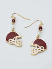 Helmet Dangle Earrings