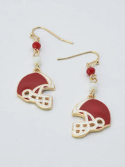 Helmet Dangle Earrings