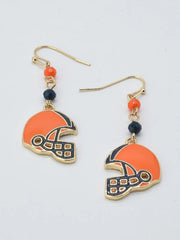 Helmet Dangle Earrings