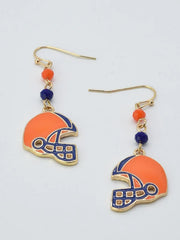 Helmet Dangle Earrings