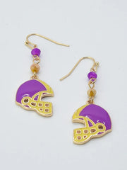 Helmet Dangle Earrings