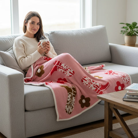 Western Style Throw Blanket