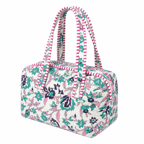Floral Quilted Bag Print