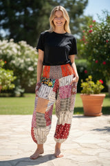 Boho Patchwork Hippie Pants
